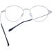 Joxigo Retro Round Computer Glasses - Anti-Blue Light UV Protection Metal Frame Includes Glasses Case - Black & Silver - Buy Online on GoSupps.com
