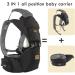 SONMEI Ergonomic Baby Carrier with Hip Seat | 360 Positions | Soft & Breathable | for Newborns & Toddlers | Dark Grey - Buy Online on GoSupps.com