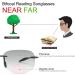 Buy Miryea Borderless Bifocal Reading Glasses - UV400 Protection Sunglasses for Men & Women | Classic Vintage Style in Black & Brown | 2 Pairs 2.5x - Buy Online on GoSupps.com