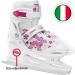 Roces Girls Jokey Ice 3.0 Skates - White-Pink Sizes 30-33 | Premium Ice Skating for Kids Fast International Shipping - Buy Online on GoSupps.com