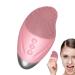 Face Brush Cleanser - Soft Silicone Face Cleansing Brush Rechargeable Waterproof Vibrating Simple Skin Care Tools for Deep Cleansing Exfoliation & Enhances Absorption Pink (English)