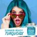 Punky Turquoise Semi Permanent Hair Color - Vegan, PPD & Paraben Free - 3.5oz - Lasts 5-40 Washes - Buy Online on GoSupps.com