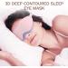 FlyCoco 99% Block Out Light Eye Sleep Mask - 3D Contoured Zero Pressure Adjustable Straps - Ideal for Sleep Travel & Napping | Pink - Buy Online on GoSupps.com