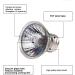 Newfun Turtle Heat Lamp - 4PC E27 75W Dimmable UVA + UVB Full Spectrum Bulbs for Reptiles Turtles Lizards & Amphibians - Ideal Aquarium Heating Solution - Buy Online on GoSupps.com