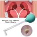 Rianpesn Mazestone Cleaning Straw - Manual Tonsil & Mouth Cleaner | Oral Care Tools for Home & Travel | Eco-Friendly Green - Buy Online on GoSupps.com