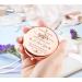 Rose Gold Compact Travel Mirror - Perfect Gift for Sister | Handheld Portable Folding Makeup Mirror for Birthday, Graduation, Wedding, Christmas - Buy Online on GoSupps.com