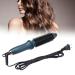 2 in 1 Automatic Curling Iron Brush - Thermostatic Electric Hair Styler for Straight and Curly Hairstyles Green Portable Dual-Purpose with US Plug 110V