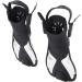 BOLORAMO Swimming Fins for Adults - Open Water Diving Fins (Black & White Size 6-8 37-41) - Buy Now for International Shipping - Buy Online on GoSupps.com