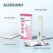 Femometer Basal Body Thermometer for Ovulation & Fertility Tracking | Soft Backlight, Memory Recall, FM-VC-301 (White) - Buy Online on GoSupps.com