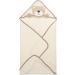 All Kids United Hooded Baby Towel - 100% Cotton Eco-Tex 100 | Soft Beige Bath Towel for Babies & Children (76x76 cm) - Buy Online on GoSupps.com