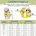 Buy Slowton Dog Harness with Safety Belt for Car - Breathable Latex Puppy Harness for All Sports (Yellow S) | Shop Now - Buy Online on GoSupps.com