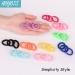Hoyols Seamless Cotton Hair Ties - 100 Pieces, 10 Colors - Ponytail Scrunchies for Women, Girls, Kids - Buy Online on GoSupps.com