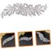 TOVINANNA Hair Comb Pearl Hair Clips Rhinestone Headpiece Bridal Pearl Headpiece Rhinestone Hair Clips Flower Girl Basket Shower Stool Classroom Bride Wedding Crystal Glass Hair Accessories - Buy Online on GoSupps.com