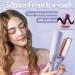 French Wave Curling Iron Rommantic French Egg Roll Curling Iron Egg-Roll Hairstyle Water Ripple V-Shaped 32mm Curling Wand (Purple) - Buy Online on GoSupps.com