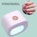 Mini UV LED Nail Lamps with 4 Lamp Beads Fast Drying Portable Gel Nail Polish Curing Lamp Soft Lighting Suitable for All Nail Polishes (White) - Buy Online on GoSupps.com