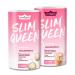 Gymqueen slim queen weight loss Shake 2x420g Coco Beach + Iced coffee delicious diet shake for easy weight loss meal set with important vitamins and nutrients only 250 kcal per portion of Coco Beach + Iced Coffee 420 g (2 Pack)