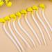 Alipis 12pcs bean sprouts Model decorations pretend lifelike vegetable adornment decorate fruit vegetables decorative vegetable artificial pvc Green bean sprouts Yellow 9.00X1.00X1.00CM - Buy Online on GoSupps.com