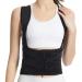 Usable Shoulder Brace Clavicle Support Back Pain Posture Corrector Hunchback Correction Back Brace for Women Men black S - Buy Online on GoSupps.com