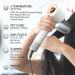 Buy Negative Ionic Blow Dryer with Diffuser - 1600W Fast Drying Low Noise 4 Nozzle Attachments | International Shipping Available - Buy Online on GoSupps.com