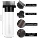 Hair Oil Applicator Bottle Root Comb Applicator Bottles Hair Dye Brush Bottle with Graduated Scale for Scalp Treatment Essential and Hair Coloring Dye Hair Coloring Home Salon Supplies 3 Pack - Buy Online on GoSupps.com