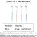 Multi-Functional S-Shaped Toothbrush for Adults | Soft-Bristled Interdental Brush & Tongue Cleaner | 3-Pcs Green Pack - International Shipping Available - Buy Online on GoSupps.com