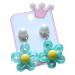 Feyley flower ear clips for girls flower ear clips for children girls fashionable sweet flower earrings light clips earring role play girls jewelry 5