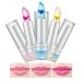 Petansy 3 Colors Lip Set Jelly Flower Lipstick Waterproof Lip Makeup Durable Lipgloss Cosmetics Set with Gift Box (3 Pcs)