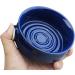 Linkidea Ceramic Shaving Soap Bowl - Non-Slip Handle, Wide Mouth, Large Capacity - Royalblue - Buy Online on GoSupps.com