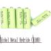 12 Pack 1.2V Ni-Mh 2/3AA Rechargeable Batteries - 400mAh Button Top for Solar Lights Shavers & Toothbrushes - Buy Online on GoSupps.com