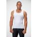 DEVOPS Men's Muscle Dri Fit Tank Top 3-Pack - Large, White (Gray Stitch) - Buy Online on GoSupps.com