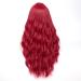 TANTAKO Long Curly Red Wig with Bangs - Synthetic Halloween Cosplay Party Costume Wig for Women | Vibrant 311 Red - Buy Online on GoSupps.com