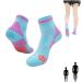 HIGHERSOCKS 2023 Far Infrared Schorl Titanium Ion Heightening Booster Socks Tourmaline Slimming Health Sock Womens Black Socks (Light Blue Large) Light Blue Large