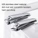 UHCPVHQQQ Portable Stainless Steel Nail Scissors Set 6 Pieces Household Sharp Beauty Manicure Tools trim - Buy Online on GoSupps.com