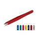 Faude professional tweezers to pluck eyebrows also for fine hairs and ingrown hair weird 9.8cm completely stainless steel or with Silk Touch coating (red)