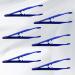 100pcs Plastic Disposable for DIY Craft Beads (Blue) - Buy Online on GoSupps.com