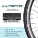 2 Pack 700x23-35C Bike Tires + Inner Tubes | Foldable Replacement for Road Bicycle | 700x28C 60TPI - Buy Online on GoSupps.com