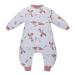 Baby Sleep Sack with Legs 100% Cotton Wearable Blanket with Feet Detachable Long Sleeves Baby Sleep Bag with 2-Way Zipper & Button Unisex Sleeping Sack for Autumn & Winter 3-12 Months (Sweet Dream XS)