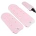 Silicone Heat Resistant Mat - 2pcs Non-Slip Pouch for Hair Straightener - Travel-Friendly Pink Hair Styling Cover - Buy Online on GoSupps.com