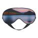 SSIMOO Lake Under Sunset Print Double-Sided Eye Mask Soft and Light Blocking for Enhancing Sleep Quality Black