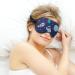 LynaRei Starry Outer Space Sleeping Mask | Adjustable Astronaut Planets Rocket Eye Mask for Blocking Light | Style-1 - Buy Online on GoSupps.com