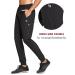 BALEAF Men's Lightweight Joggers Pants | Quick Dry Athletic Training Gym | Zipper Pockets | Black, Medium - Buy Online on GoSupps.com