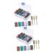 2 Sets nail polish set fine sanding bands for nail drill professional nail drill nail polishing band nail kits nail polishing rings manicure band nails kit alloy frosted mandrel