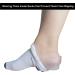 Heavy Duty Gel Heel Cups Cushion Inserts for Shock Absorption Plantar Fasciitis & Heel Pain Relief (1 Pair) - International Shipping Available - Buy Online on GoSupps.com