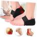 FRCOLOR Reusable Heel Protector Pads - Gel Cups for Dry Heels Non-Slip Black Heel Covers - Key Chain & Roller Bottles Included - Buy Online on GoSupps.com