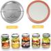 Yardwe 60 Pcs Mason Jar Lids Coffee Things Mason Jar Caps Cover Jars with Lids Mason Jar Top Lid Jam Jar Lid Coffee Stuff Wide Mouth Lids Discs Mason Jar Discs Glass Bottle Seal Tinplate - Buy Online on GoSupps.com