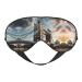 SSIMOO Historic Old Tower Bridge London Sleep Mask-Adjustable Breathable Fashionable Eye Mask for A Comfortable Sleep Experience Black