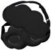 2 Pieces Blindfold Eye Cover Sleep Mask 100% Light Blocking 3D Sleeping Eye Mask Night Blindfold Sleeping Masks Sleep Eye Mask for Back and Side Sleeper Soft Sleep Mask for Men Women Black
