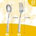 VGOODALL 12PCS Children Safe Forks and Spoons Set - Bunny and Puppy Motifs | Stainless Steel Toddler Utensils - Buy Online on GoSupps.com