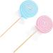 Warmhm 4 Pcs Lollipop Cosplay Party Supplies Fairy Accessories Wedding Favors Toy for Kids Princess Fairy Wand Girl Fairy Wand Cake Pop Ornament Wooden Toys Plush Toy Wool Felt Bouquet - Buy Online on GoSupps.com