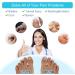 Sumiwish Toe Cap Protection - 10-Pack Soft Gel Lined Fabric Caps for Closed Toe Shoes | Prevent Blisters Corns & Comfort - Beige Medium - Buy Online on GoSupps.com